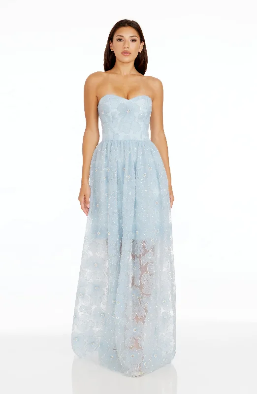 Browse Our Top Products Audrina Sheer Gown Tropical Island - Inspired Attire