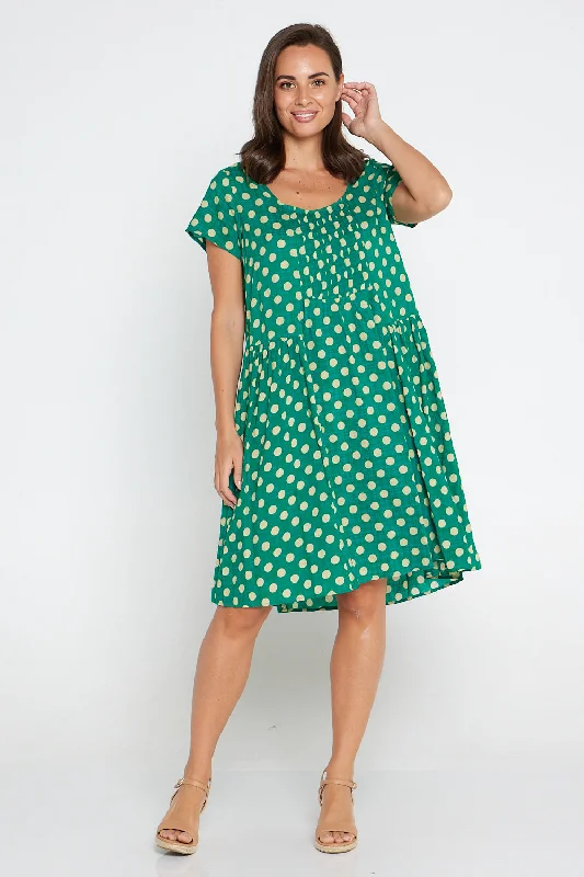 Chic Women's Outfit Emery Cotton Dress - Jade Spot