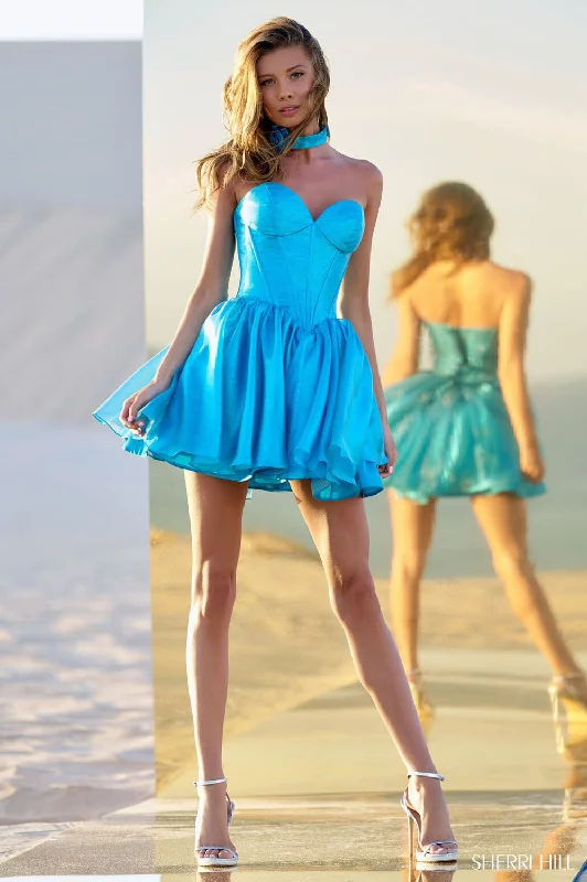 Limited Stock, Big Sale Sherri Hill 56771 Dresses Art Deco Geometric Pattern Look