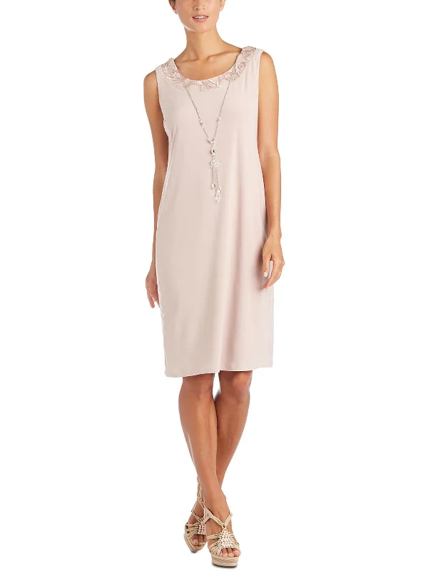 Women's Everyday Garments Womens Soutache Polyester Sheath Dress