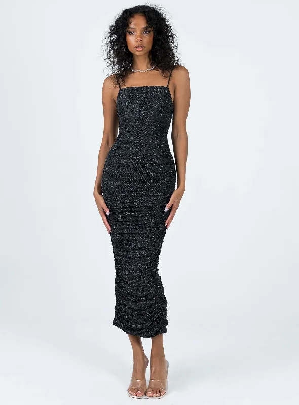Women's Clothes Online Shopping Reeva Maxi Dress Black