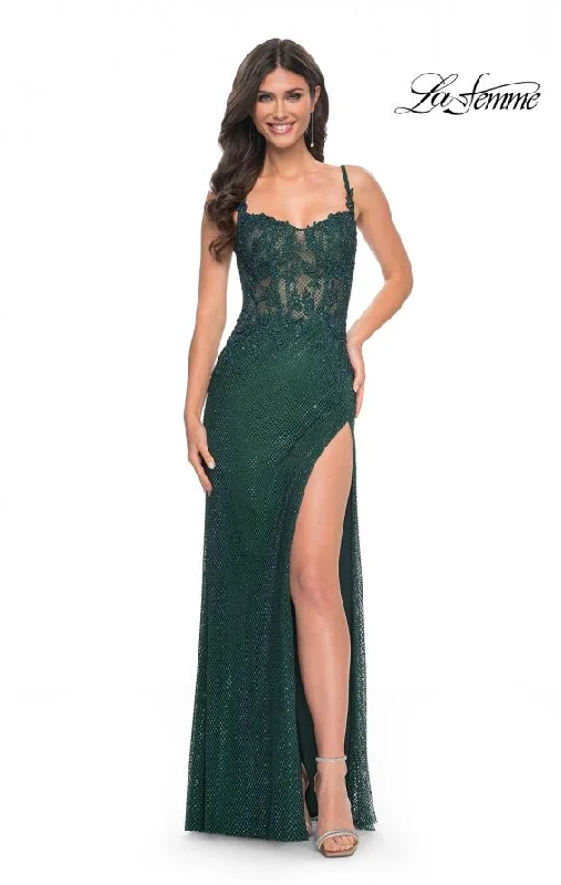 Fashion-Forward Offers La Femme 32409 Dresses Subtle Sophistication