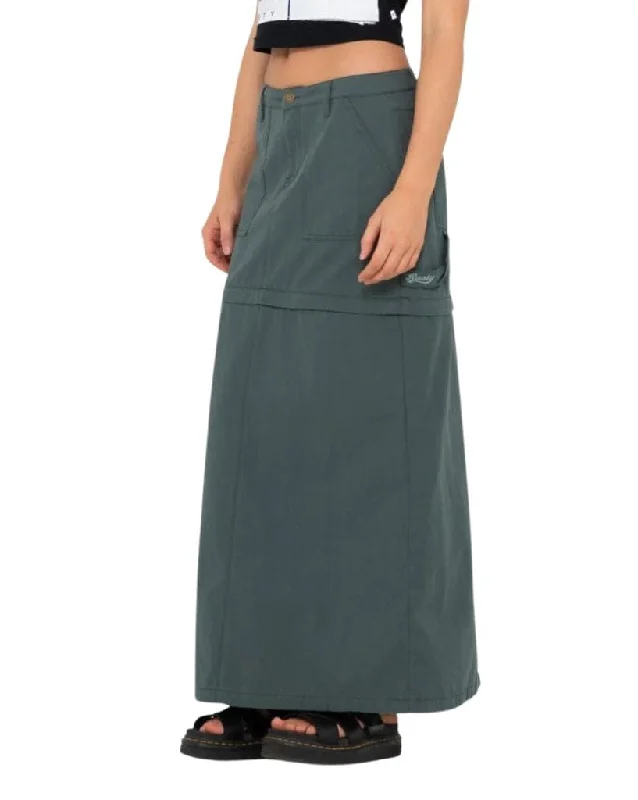 Women's Elegant Garments Contemporary Elegance Billie Low Rise Ripstop Zip Off Skirt
