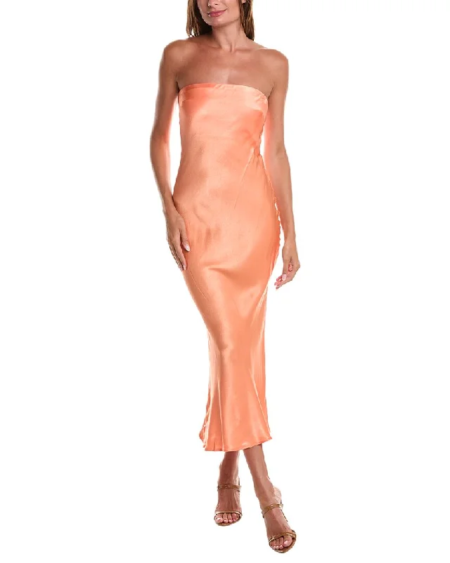 Luxury Women's Fashion FATE Strapless Slip Dress